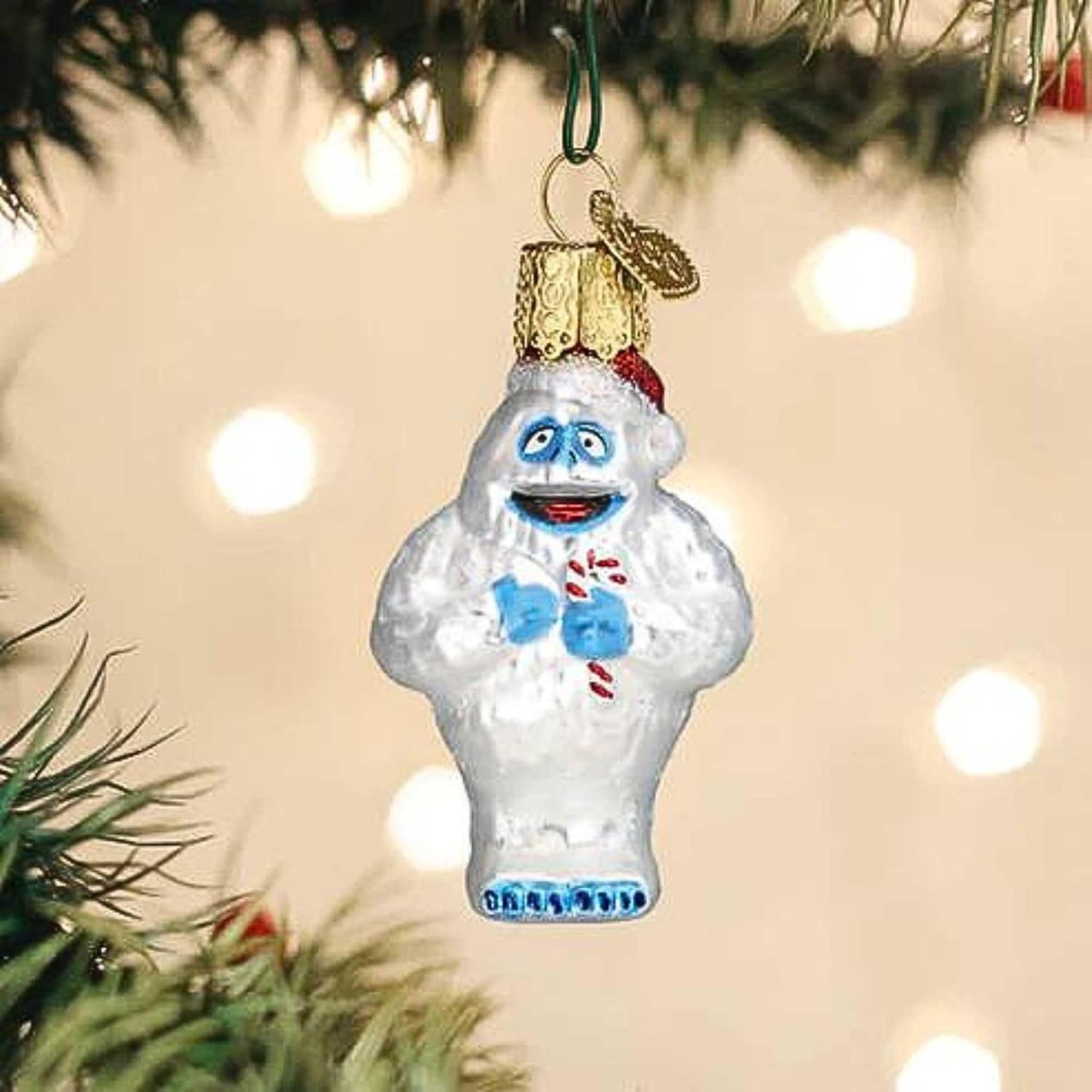 Old World Christmas Mini Bumble Glass Hanging Ornament