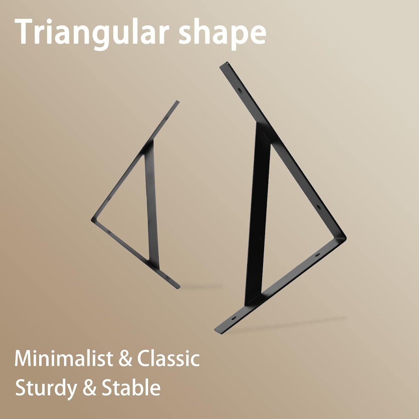 DINZI LVJ Long Wall Shelves, 55.1Inch Wall Mounted Shelves Set of 2, Extra Large Storage Ledges with Sturdy Metal Brackets for Living Room, Bathroom, Bedroom, Kitchen, Natural