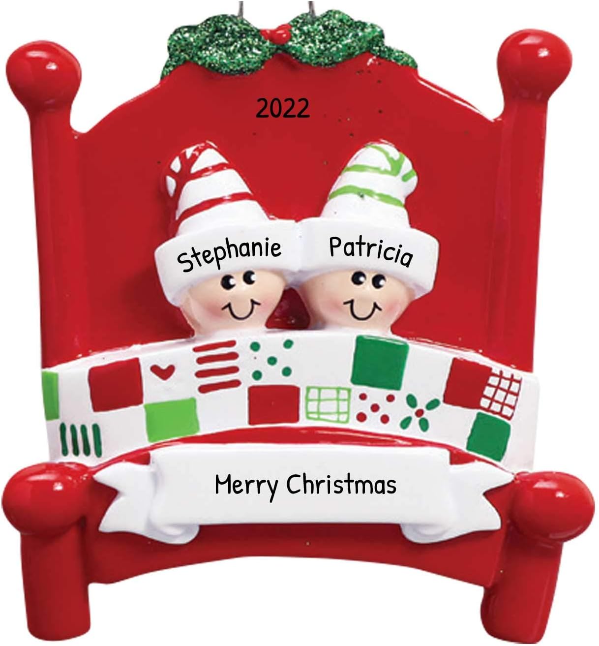 Personalized Family Christmas Ornament - Custom 'First Christmas' Family Ornament 2024 'Better Together' Customized Hanging Ornament