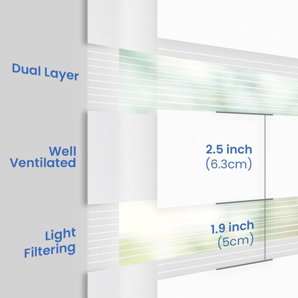 Foiresoft Standard Custom Zebra Roller Blinds for Windows [W10–105 x H10–115 Inch, Mocha, Basic], Light Filtering Dual Layer Shades for Bedroom, Living Room, Office, 13 Colors