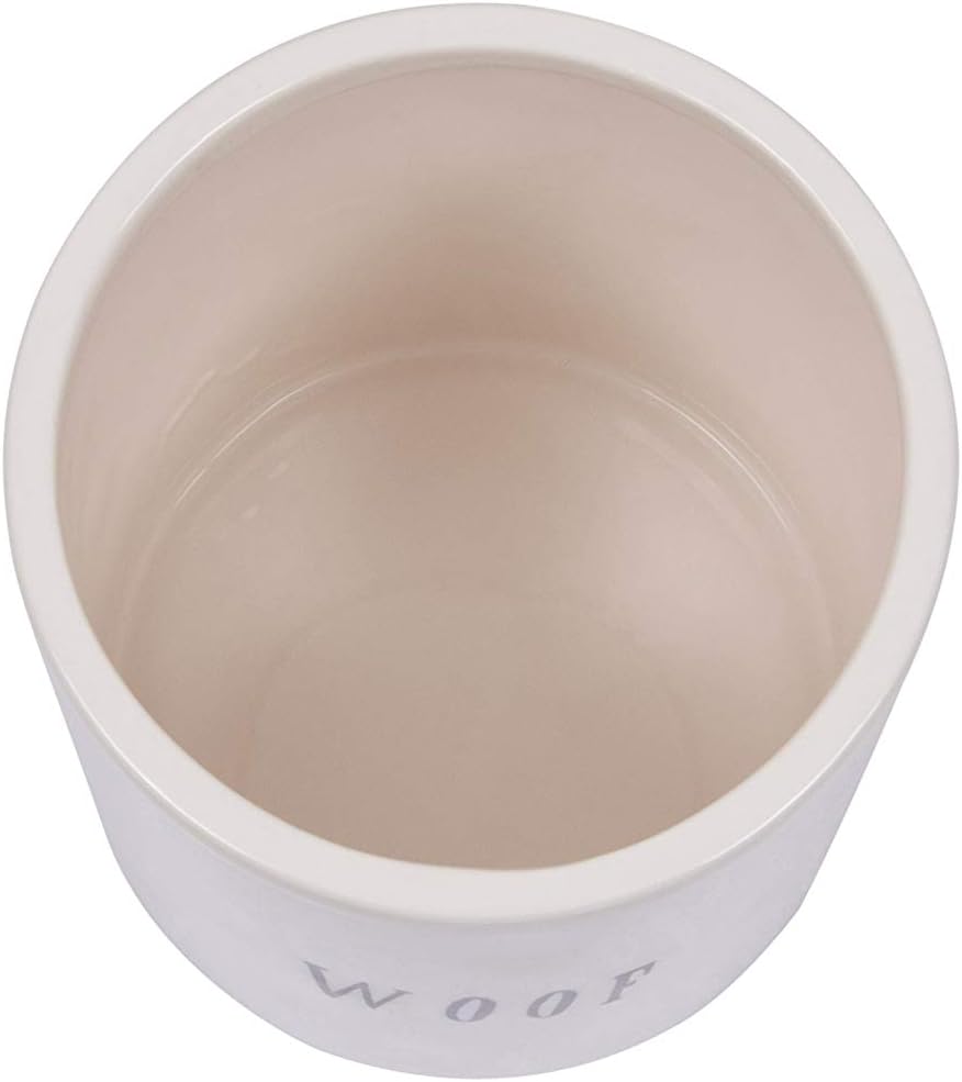 Creative Co-Op Woof Jar with Bone Handle on Lid (Pack of 4)