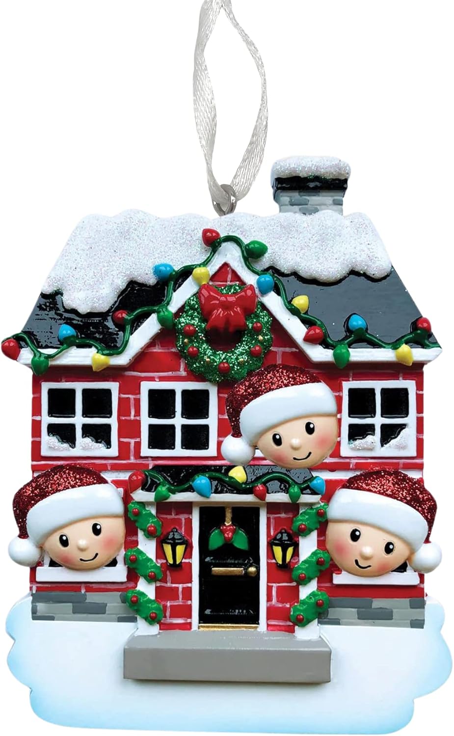 2025 Family Christmas Ornament – Personalized Ornament for Families – Custom Family Ornament – Holiday Tree Decoration Keepsake Gift (Family of 3)