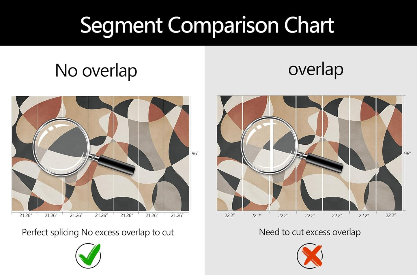 Geometric Abstract Art Wallpaper Mural for Living Room (Not Peel and Stick)