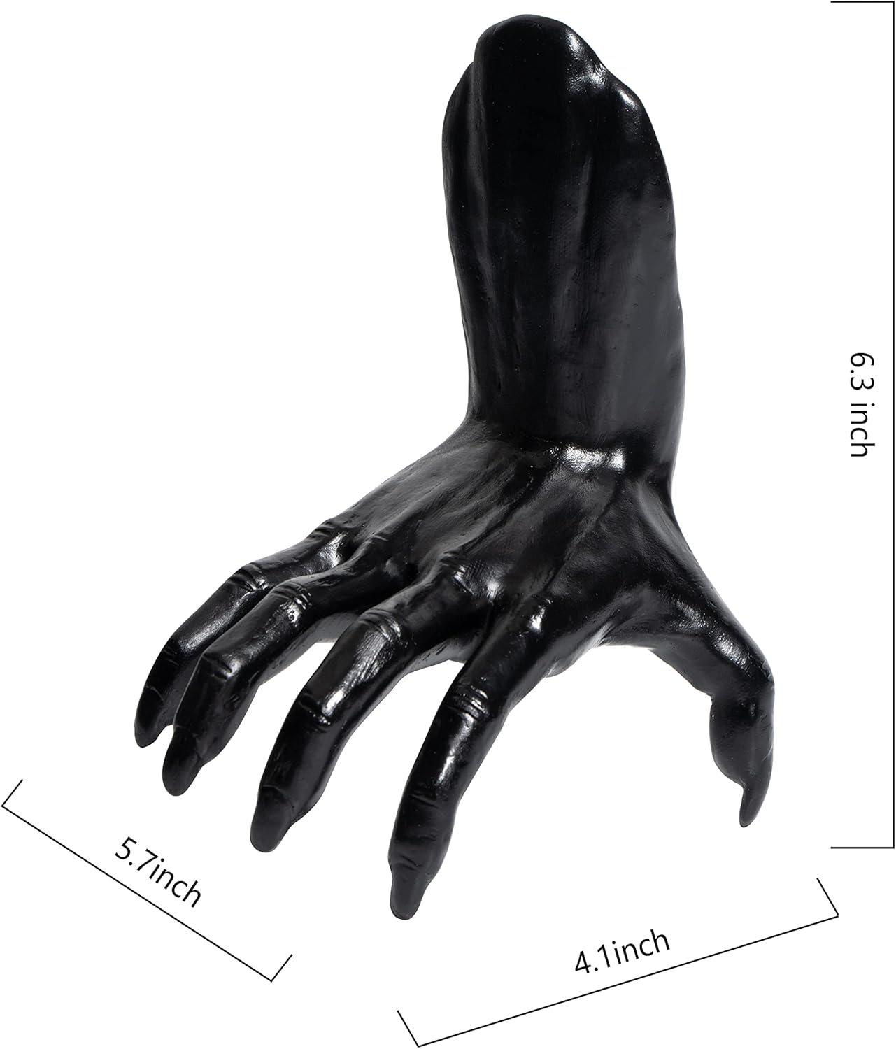 GUTE Creepy Hands Wall Mountable - Hands Hangers Decor, Hand Horror Decorations Aesthetic Goth Gothic Hanging Wall Art Home, House Decoration, Sculpture (Monster, 1 Piece)