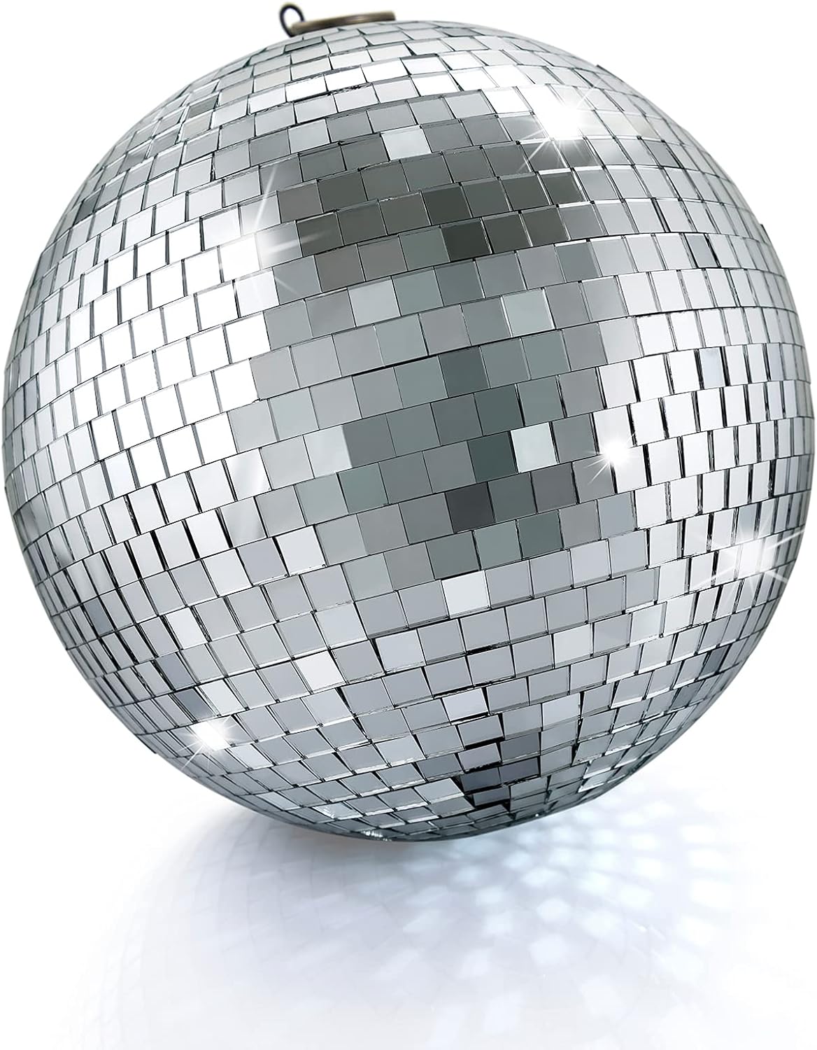 Geiserailie 150 Pieces 1 Inch 3 Shapes Mirror Mosaic Tile Small Round Diamond Square Mini Mosaic Mirrors DIY Craft Glass Decorative for Projects Crafts Supplies, Home Wall Decor.