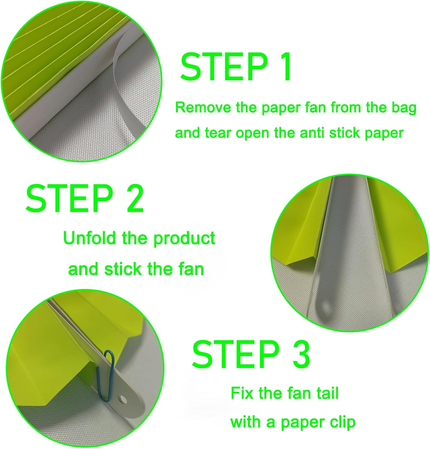 Green Graduation Party Decor,Tropical Party Decorations,Emerald Green Party Decorations,Hawaiian Themed Party Decorations,16in Hanging Paper Fans 30 Color DIY Set (Clear Green)