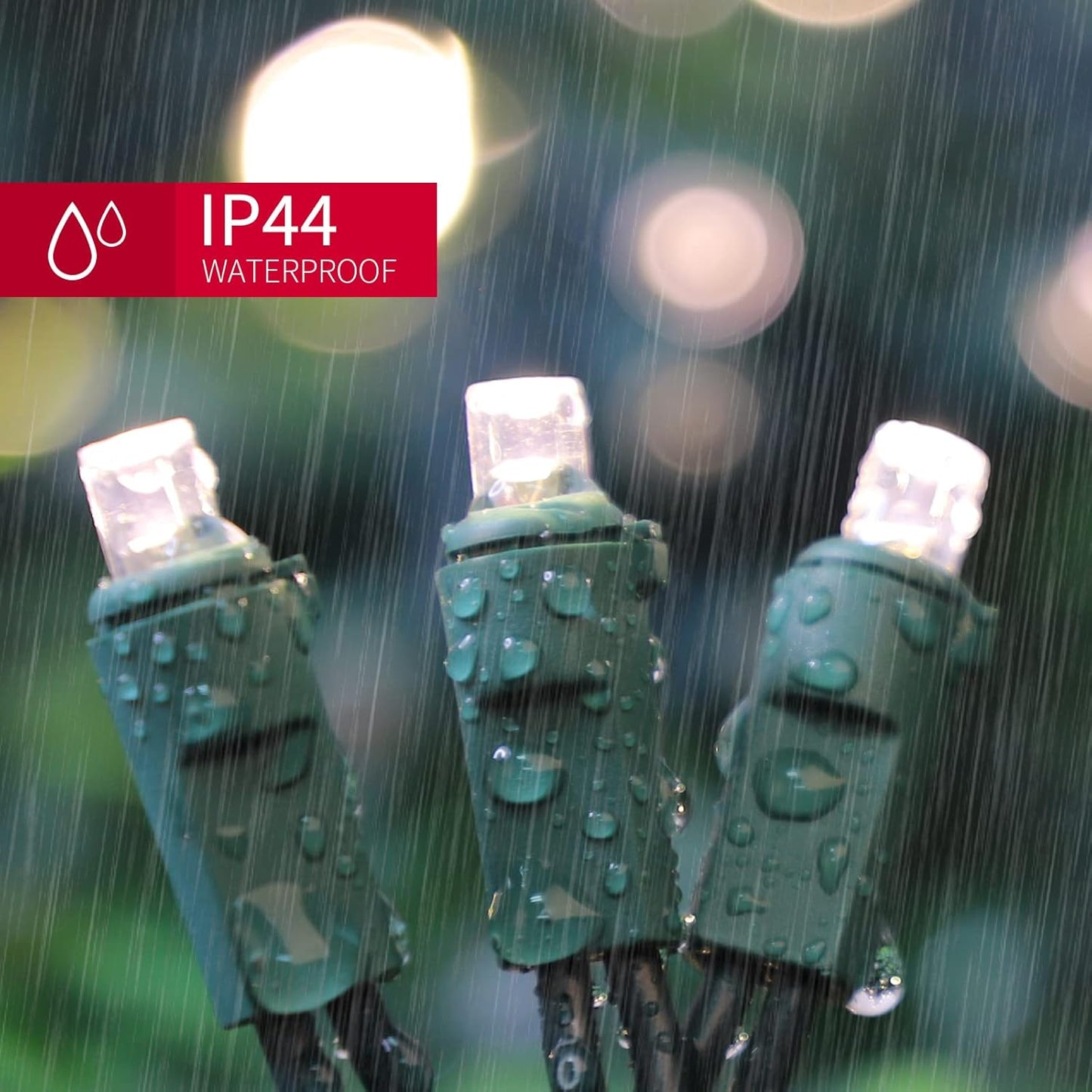 100 Count Warm White - String Lights - 21.6FT LED Christmas Lights, Mini led Lights for Indoor Outdoor Home Holiday Party Wedding Independence Day Decoration