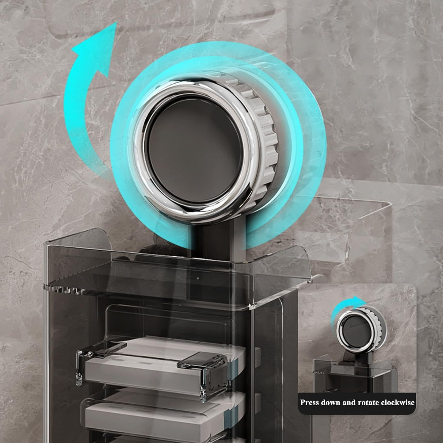 Disposable Toilet Brush with Replaceable Heads, Wall-Mounted Holder, Hygienic Bathroom Cleaning Tool (48 Box Refills)