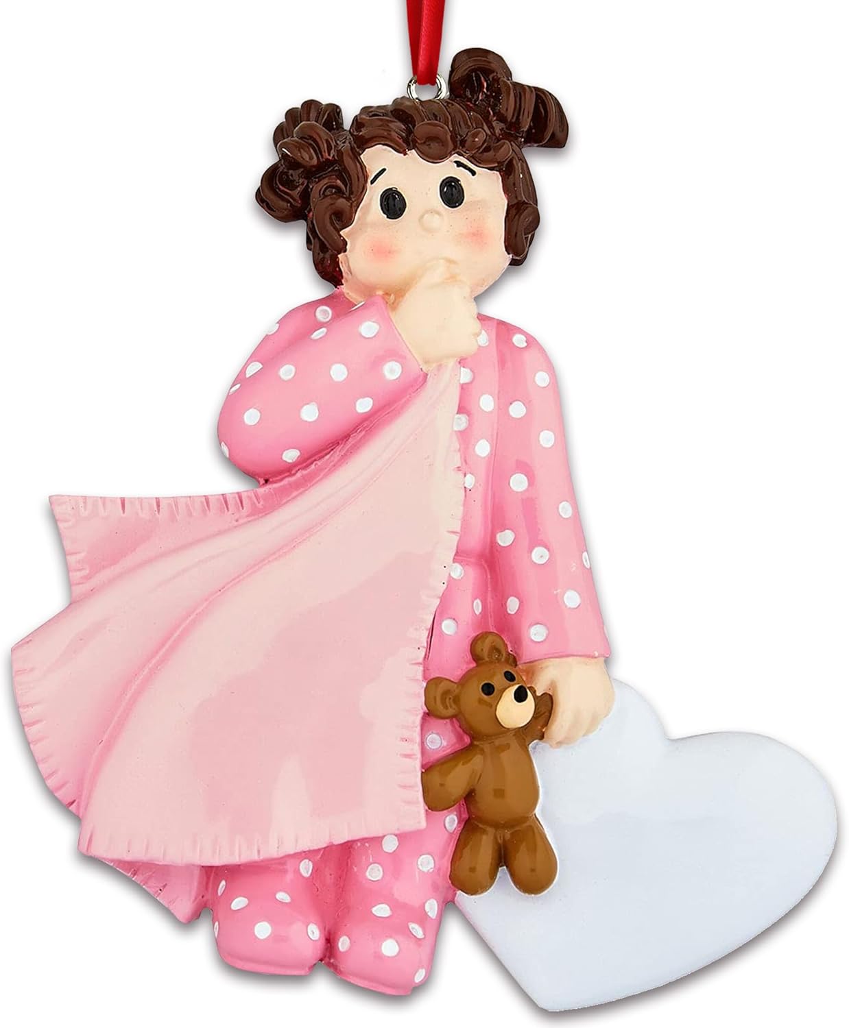 Personalized 2nd Christmas Boy Tree Ornament 2024 - Baby Child Hold Heart Second - Free Customization