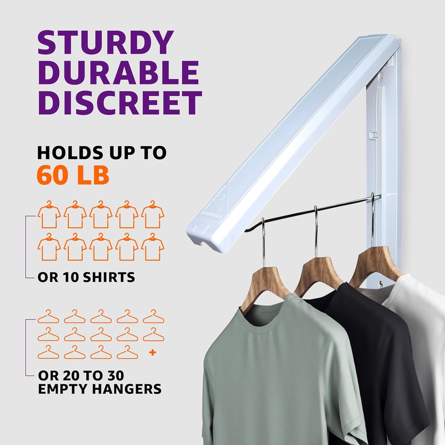 InstaHanger - The Original Collapsible Clothes Storage and Drying Rack