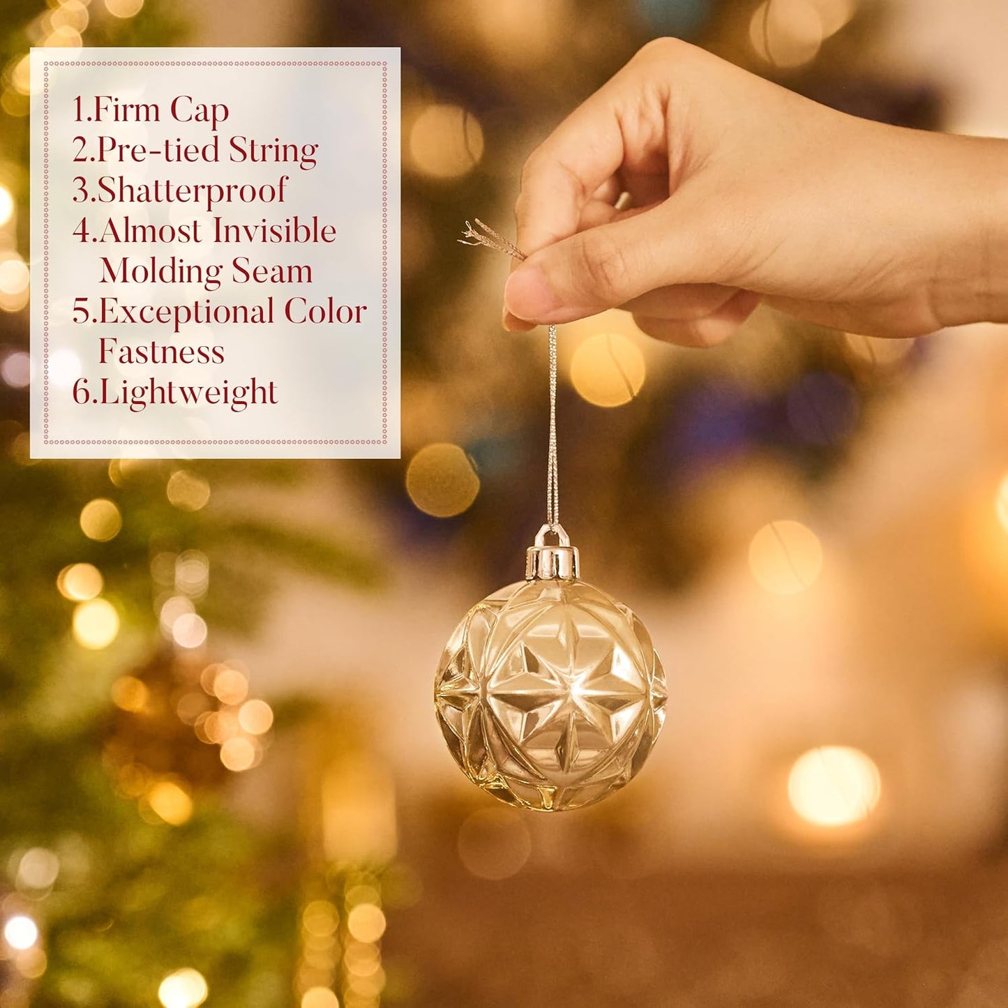 Valery Madelyn Ornaments for Christmas Trees, 9ct 2.36 Inches Bronze Copper Gold and Purple Shatterproof Christmas Tree Decorations, Luxury Hanging Ball Ornaments for Xmas Holiday Party Decor