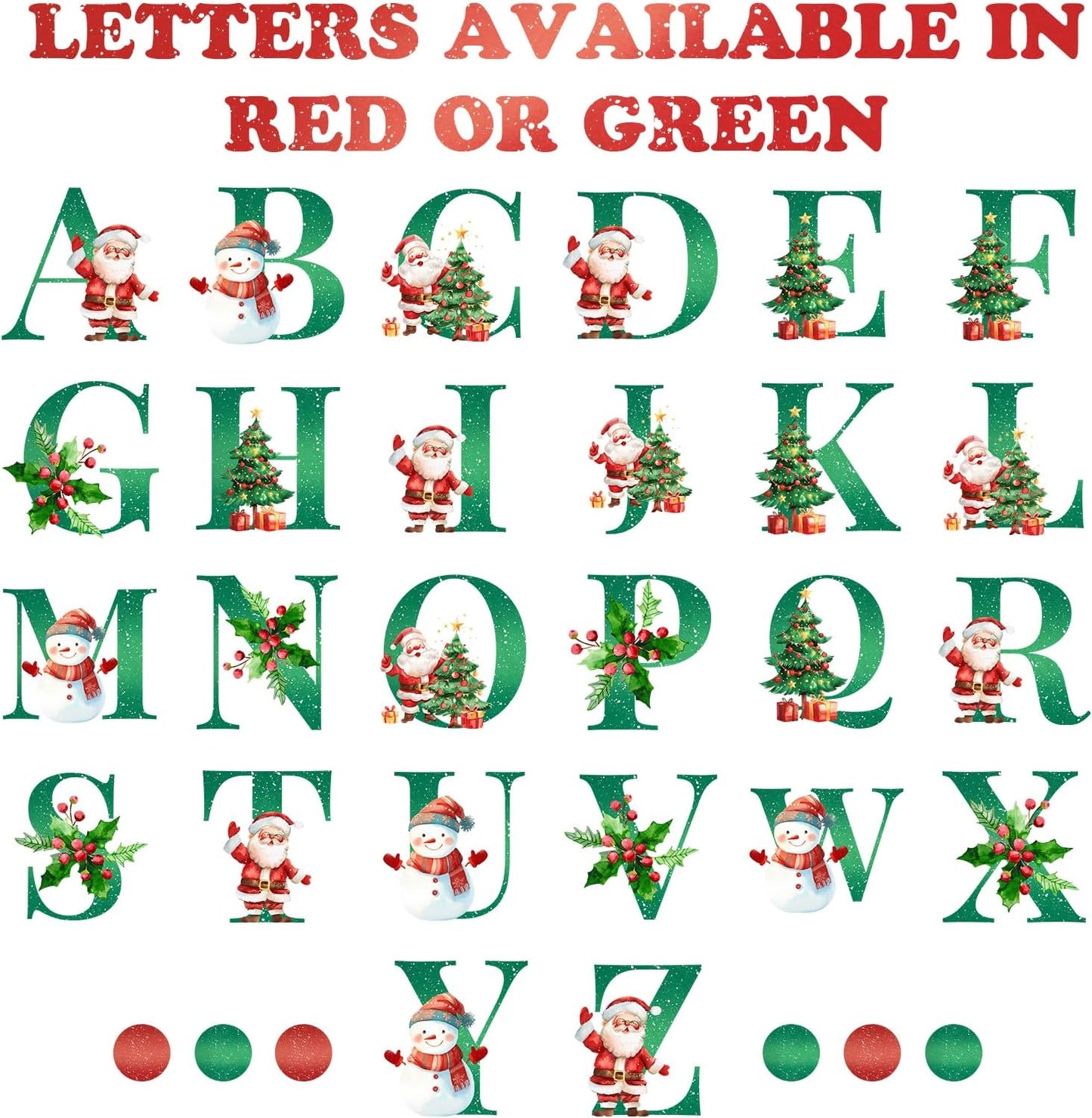 Name Ornaments for Christmas Tree, Personalized Christmas Ornaments 2025, Custom Initial Ornaments A-Z Letter Keepsake Gifts, Xmas Tree Decorations, Stocking Name Tags