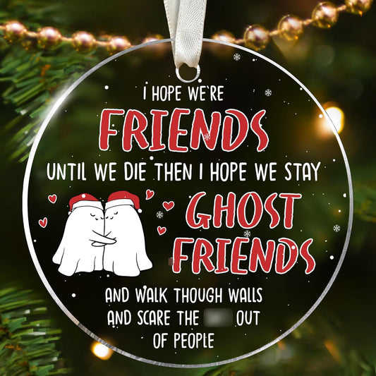 Best Friend Ornaments for Christmas Tree - Best Friend Christmas Ornaments - Acrylic Ornament